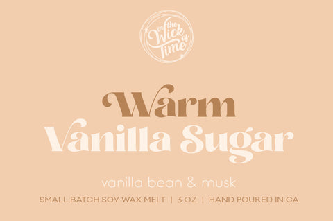Warm Vanilla Sugar Wax Melt