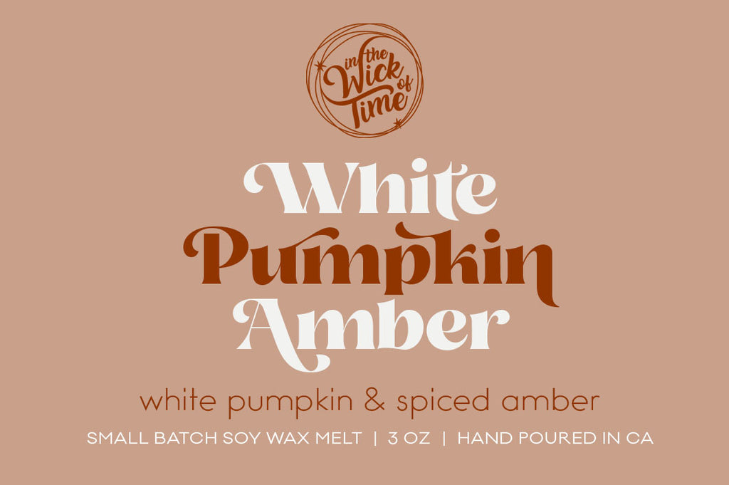 White Pumpkin Amber Wax Melt