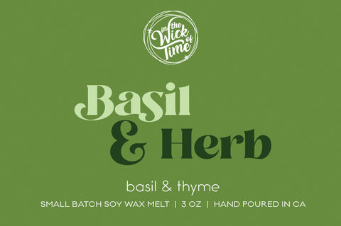 Basil & Herb Wax Melt