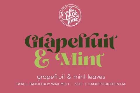 Grapefruit & Mint Wax Melt