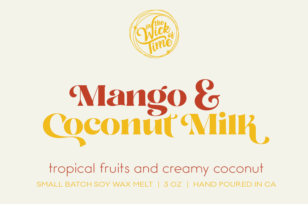 Mango & Coconut Milk Wax Melt