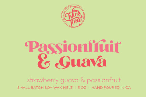 Passionfruit & Guava Wax Melt