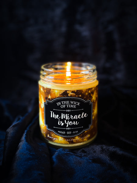 The Miracle is You Candle