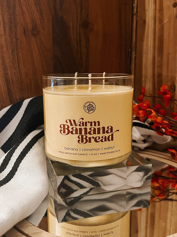 Warm Banana Bread Candle | 16 oz