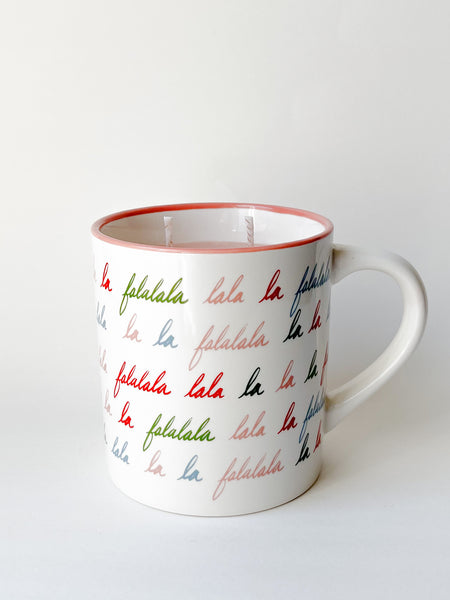 Fa La La Candle Mug