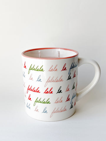Fa La La Candle Mug