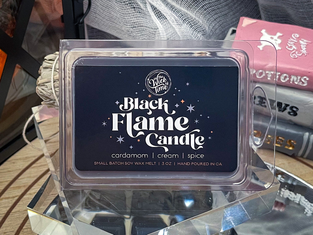 Black Flame Candle Wax Melt
