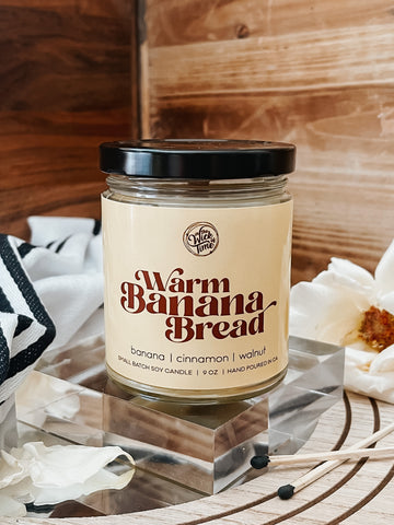 Warm Banana Bread Candle | 9 oz
