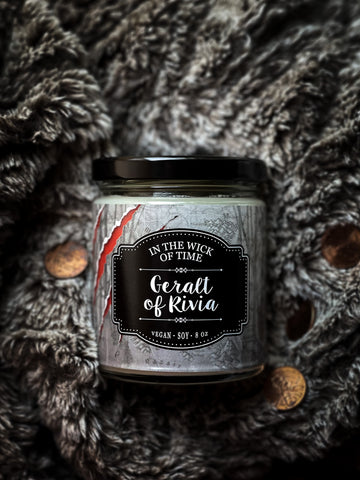 Geralt of Rivia Candle